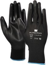 OXXA® Builder 14-079 handschoen PU/polyester - zwart - 1 paar - maat 11
