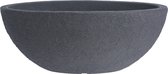4gardenz® Stone Plantenbak Ovaal - 69x39x29 cm - Steengrijs