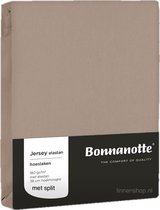 Bonnanotte Hoeslaken Split(topper) Jersey Elastan Kiezel 180/200x200/220