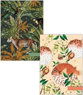 Schriftset - Mighty Jungle/ Blowfish  Notebookset - A4 - A4