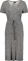 NED Jurk Debby Ss Black Coffee Bean Black 900 Dames Maat - 44