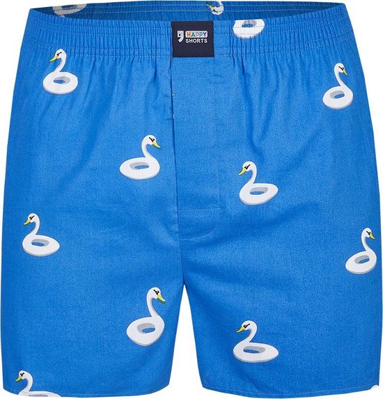 Happy Shorts Wijde Boxershort Zwaan - S | bol.com