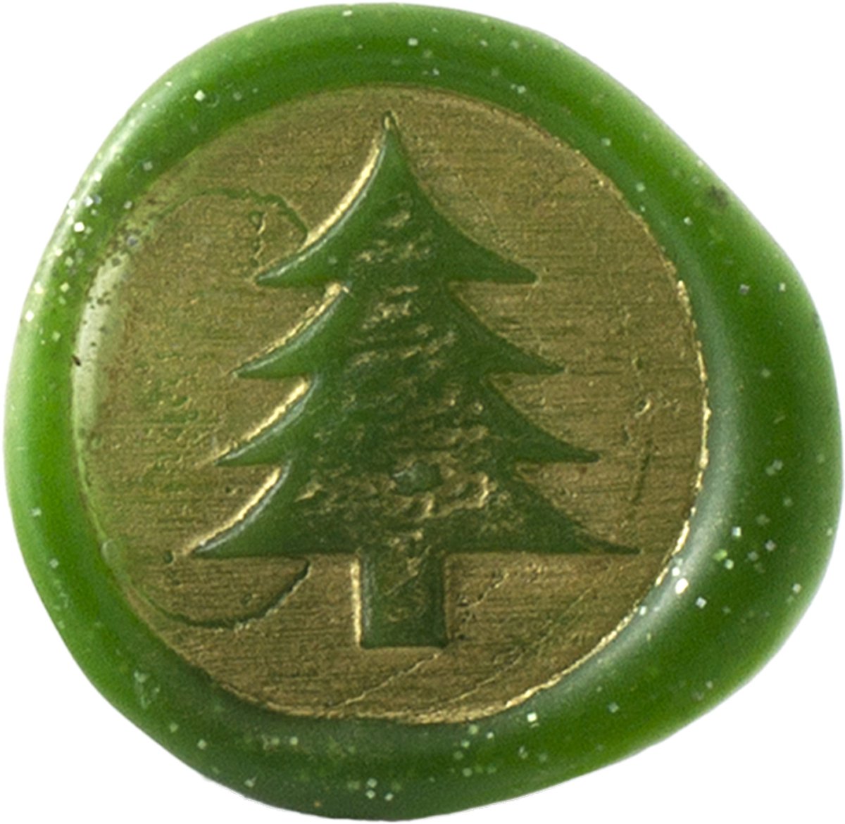 Lakzegels, kerstboom