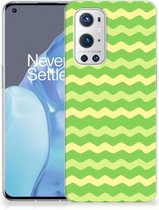 Smartphone hoesje OnePlus 9 Pro TPU Case Waves Green
