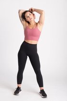 Aesthetic Wolf Varsity Crop Top Dames - Deep Mauve Rood - Medium
