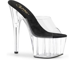 Pleaser - ADORE-701 Muiltjes - Paaldans schoenen - 42 shoes - Transparant