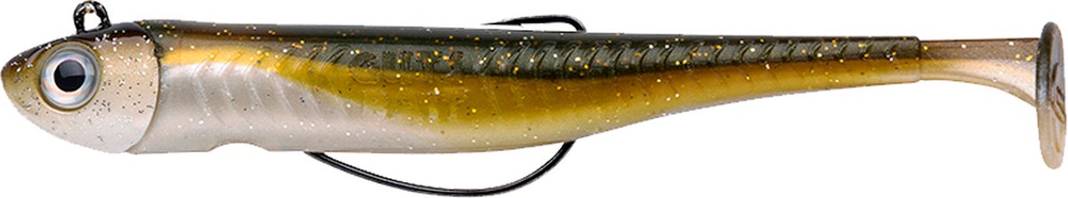 Spro Gutsbait UV 110 - Abalone - Shad - 14g - Haakmaat 3/0 - Wit