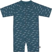 Lässig Splash & Fun Short Sleeve Sunsuit - Waves blue 06 months