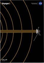 Voyager 2: Interstellar Space Gold, NASA/JPL - Foto op Posterpapier - 42 x 59.4 cm (A2)