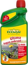ECOstyle Onkruid & Mos Concentraat Biologisch Afbreekbare Onkruidverdelger -  Paden en Terrassen - Bestrijdt Blad en Wortels - 1020 ML