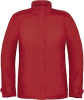 B&C Vrouwen/dames Premium Real+ Windproof Waterdicht Thermo-Isolated Jasje (Diep rood)