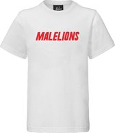 Malelions Junior Nium T-Shirt - White/Red