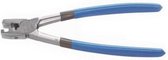 kettingponstang E320 24,3 cm staal/rubber zilver/blauw