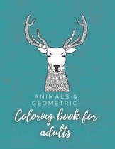 Animals & Geometric Coloring Book For Adults