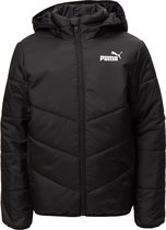 Puma Essential Padded Hooded Winterjas Zwart Kinderen - Back To School - Maat 164