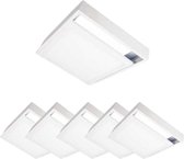WIT Opbouwkit voor 60x60 slank LED-paneel (pak van 6)