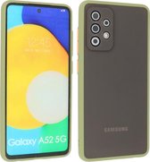 Samsung Galaxy A52 & Galaxy A52 5G Hoesje Hard Case Backcover Telefoonhoesje Groen