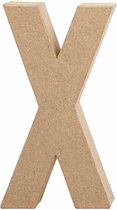 Letter, groot, X, h: 20,2 cm, b: 10,5 cm, 1stuk, dikte 2,5 cm