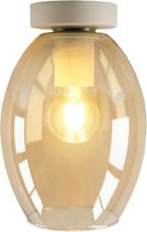 Olucia Marvin - Plafondlamp - Wit/Amber - E27