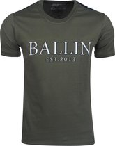 Ballin - Heren T-Shirt - Met 3D Reliëf opdruk - Groen