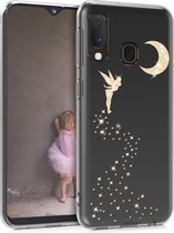 kwmobile telefoonhoesje voor Samsung Galaxy A20e - Hoesje voor smartphone - Glitterfee design