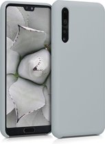 kwmobile telefoonhoesje voor Huawei P20 Pro - Hoesje met siliconen coating - Smartphone case in mat lichtgrijs