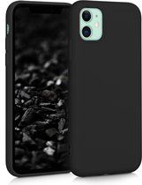 kwmobile telefoonhoesje voor Apple iPhone 11 - Hoesje voor smartphone - Back cover in mat zwart
