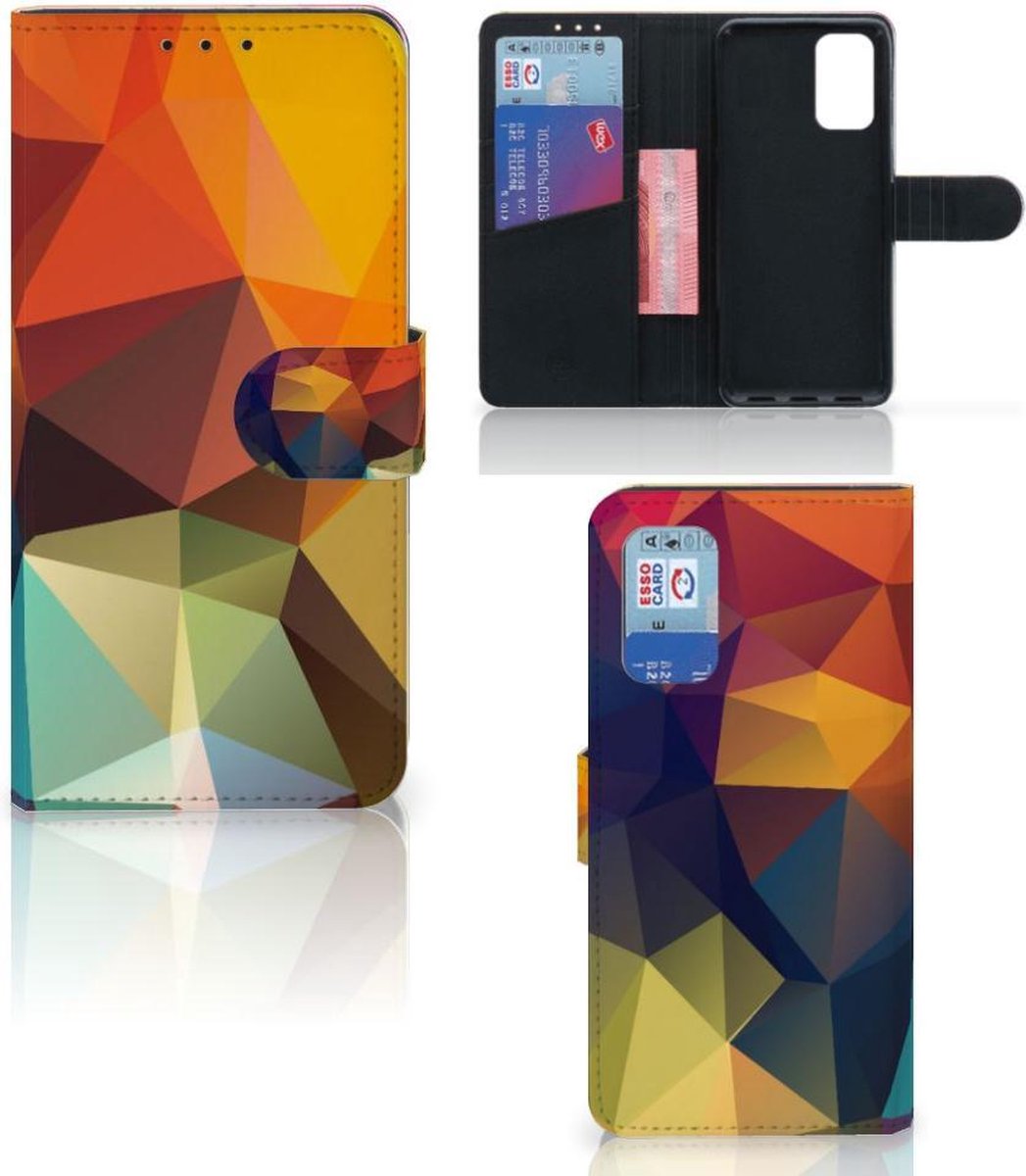 Samsung Galaxy A32 4G Book Case Polygon Color