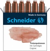 Schneider inktpatronen - pastel Cognac - doos 6 stuks - S-166107