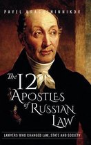 Boekomslag met de titel 'The 12 Apostles of Russian Law' en een schilderij van een man in historische kledij.