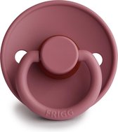FRIGG CLASSIC fopspeen - T1 0/6 maanden - DUSTY ROSE - natuurlijk rubber