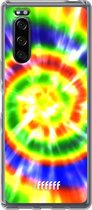 Sony Xperia 5 II Hoesje Transparant TPU Case - Hippie Tie Dye #ffffff