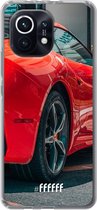 6F hoesje - geschikt voor Xiaomi Mi 11 -  Transparant TPU Case - Ferrari #ffffff