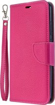 Xiaomi Redmi 8A Hoesje - Mobigear - Excellent Serie - Kunstlederen Bookcase - Magenta - Hoesje Geschikt Voor Xiaomi Redmi 8A