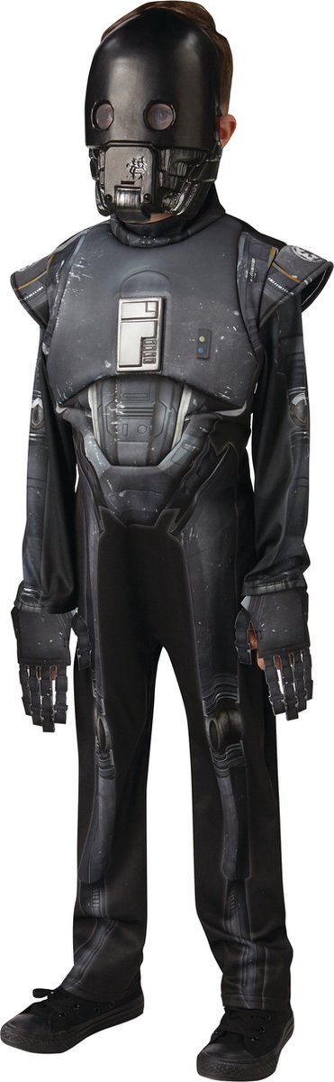 Star Wars K-2SO Droid Deluxe - Kostuum Kind - Maat M - 116/128 - Carnavalskleding