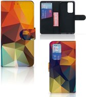 Leuk Hoesje OPPO Find X3 Neo 5G Smartphone Cover Polygon Color