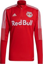 Adidas New York Red Bulls Trainingstop / Sporttrui - Met Rits - 20/21 Rood Heren - Maat XS