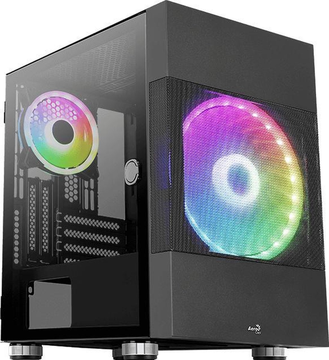 Aerocool Atomic Mini Tower Zwart