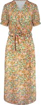 Multi Flower Dress Groen