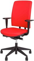 Ergonomische bureaustoel A680 met EN-1335 normering rode stof