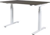 Zit Sta Bureau - Plus Elek 140x80 logan eik -wit frame