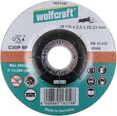 Wolfcraft Doorslijpschijf - Voor Steen - Ø 115 mm
