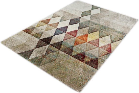 Woonkamer tapijt - NAZAR 2142070 Belis Tapis Matériel Synthétique Multicolore - 120x170 cm