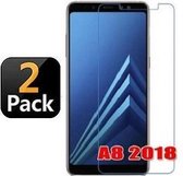 Samsung A8 2018 Screen Protector Glass 2 STUKS