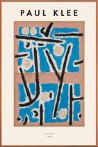 JUNIQE - Poster met kunststof lijst Klee - Untitled -60x90 /Blauw &