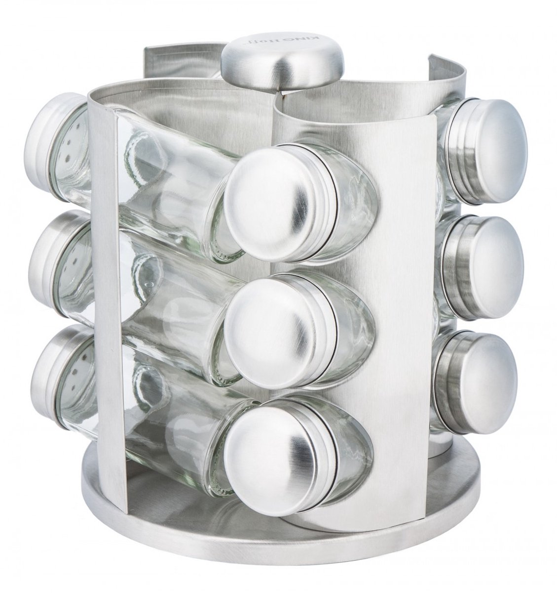 Kinghoff 4005 kruidenrek - RVS - 13-delig