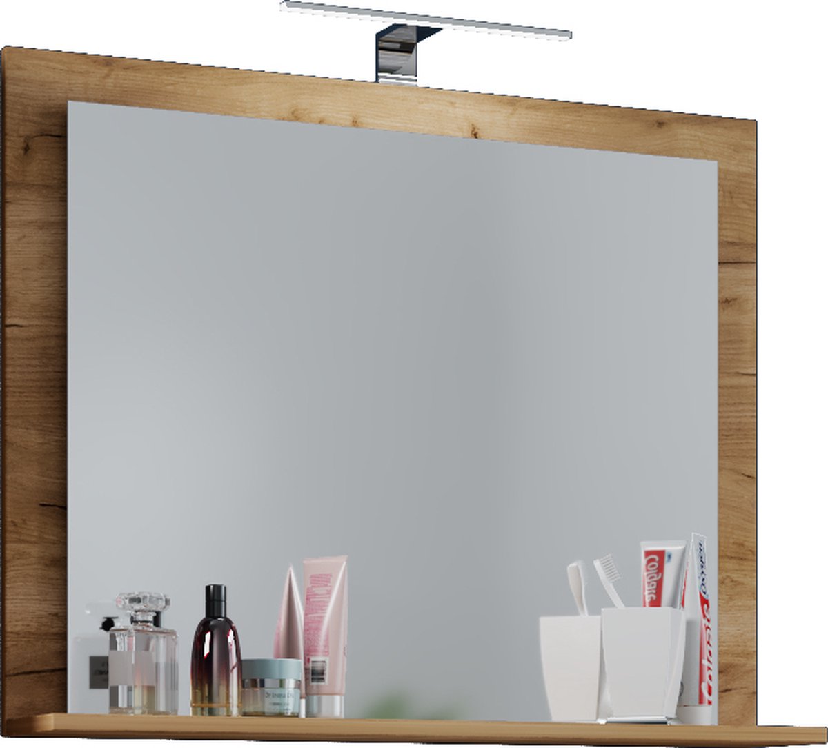 VCM Badkamer Spiegel Wandspiegel Ophangen Spiegel Badkamer Lendas Shelf Badkamer Spiegel Wandspiegel Ophangen Spiegel Badkamer Lendas Shelf
