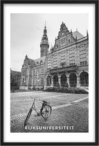 Poster Rijksuniversiteit Groningen A2 - 42 x 59,4 cm (Exclusief Lijst)