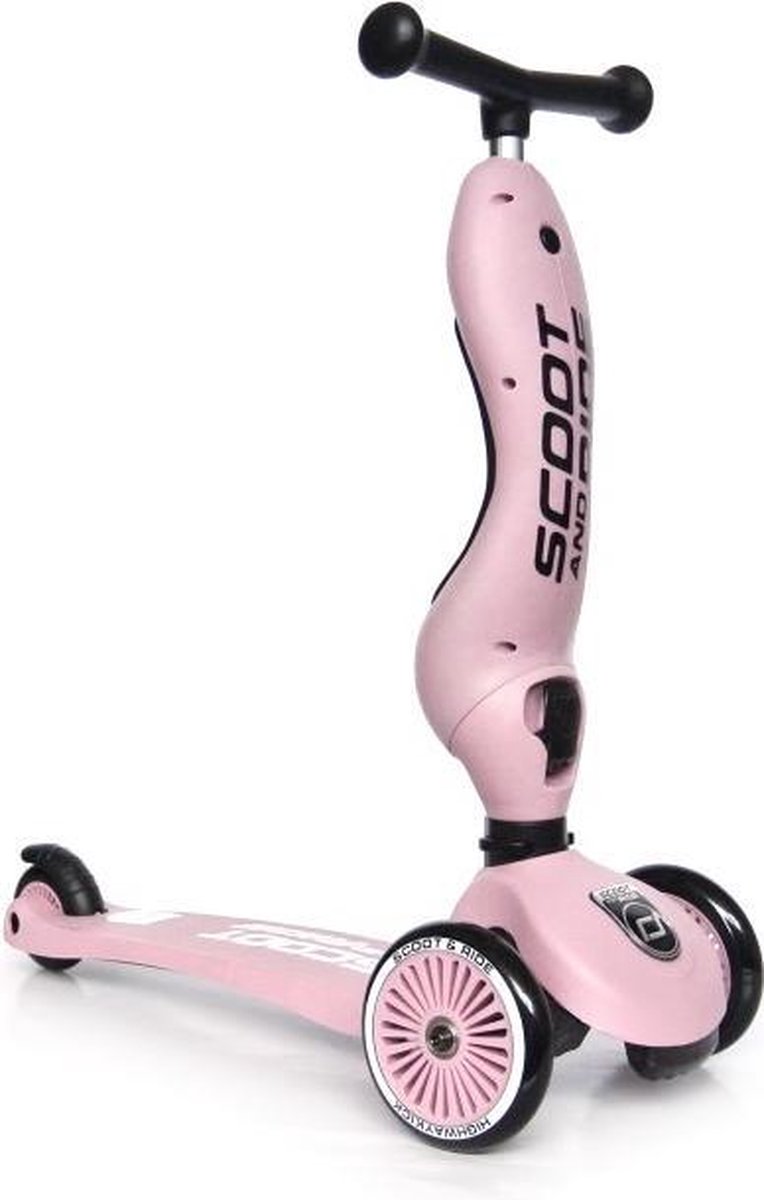 Scoot and Ride - Highway Kick 1 - Loopfiets - kinderstep - Rose - roze