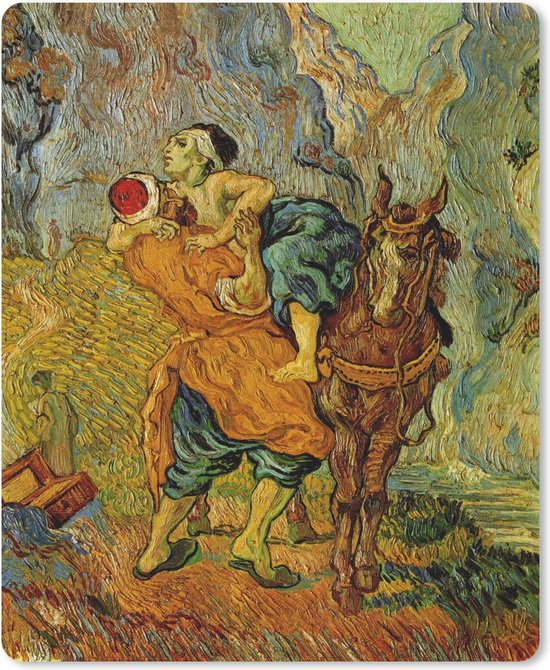 Muismat Vincent van Gogh 2 - De barmhartige Samaritaan - Schilderij van  Vincent van | bol.com